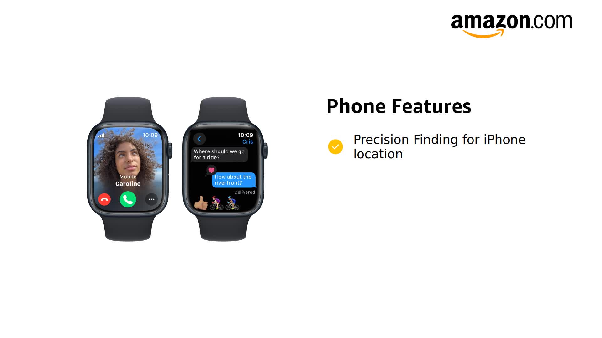 Amazon.com: Apple Watch Series 9 (GPS + LTE) 45MM Midnight